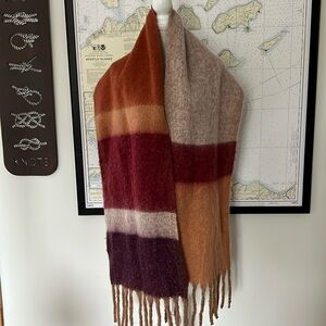Charlie Paige Color Block Shawl/Scarf